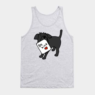 Cute Dog says Be Kind Tank Top